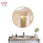 Customized Size Gold Frame Glass Mirror for Modern Iron Bathroom Bedroom