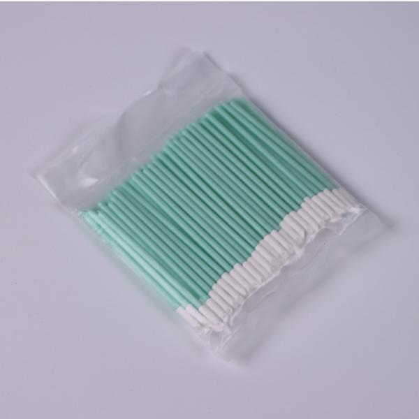Lint Free Swab Solvent PU Head Green Stick Cleanroom Polypropylene PP Stick