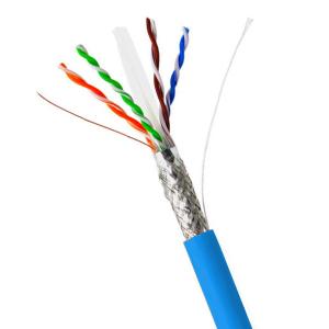 China 23AWG SFTP CAT6 Cable High Speed Network Cable With Blue PVC Jacket 1000ft factory
