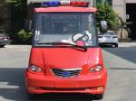 Eight Sofa Seats Mini Electric Sightseeing Car For Public Area / Electric