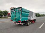 Single Cabin 120hp Road Sweeper Truck With High Pressure Washing For Oil Stain
