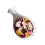 Savall Customized Caterers Canteens Porcelain Bowls Trapezoidal