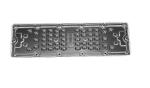 SMD3030 Plastic Street Light Lens , 48 in 1 70x160 Degree 236x70mm LED Lens