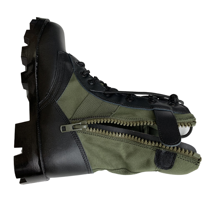PU Upper Material Combat Boots for Men in Spring Summer Autumn Winter