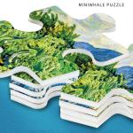 Unisex Paper Floor Puzzle for Kids Oil Painting Jigsaw Puzzle Cultivating