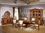 Xinyu Combination Luxury Wood Dining Room Sets European Dining Table Set 6