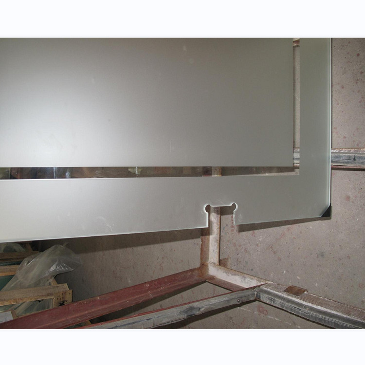 Bathroom Shower Tempered Glass Sliding Door 10mm Frosted Frameless