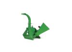 4 Inch Tractor Mounted Chipper Shredder , Adjustable Chute BX42 Electric Wood