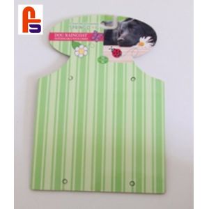 100% Recyclable Custom Cardboard Hangers Pants Trousers Laminated With Clips