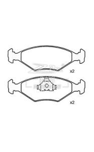 China High Temp Ceramic Brake Pads for Toyota Corolla/Corolla Matrix/Prius/Yaris factory