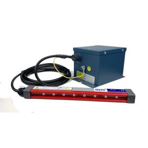 China Industrial 15cm Ionizing Static Eliminator Bar Antistatic With Power Supply factory