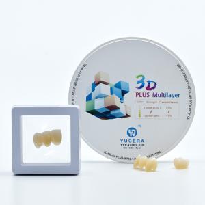 China 3D Pro Multilayer Dental Zirconia Discs For CAD CAM CNC Milling Machine factory