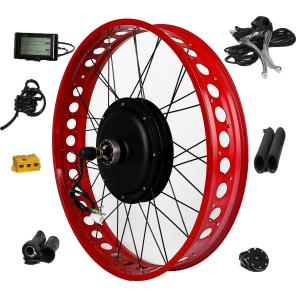 China 45KPH with LCD display for 48V 1500W Bicycle motor kit factory