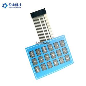 China 3M9448 Adhesive Flat Custom Membrane Switch Mechanical Keyboard factory