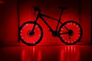 China Constant 3D Bicycle Spoke LED Lights IPX4 ABS Colorful Waterproof factory