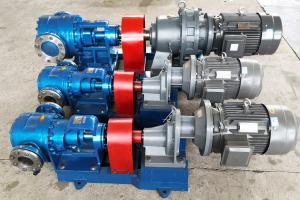 China Self Priming High Viscosity Gear Pump , Heat Insulation Bitumen Transfer Pump factory
