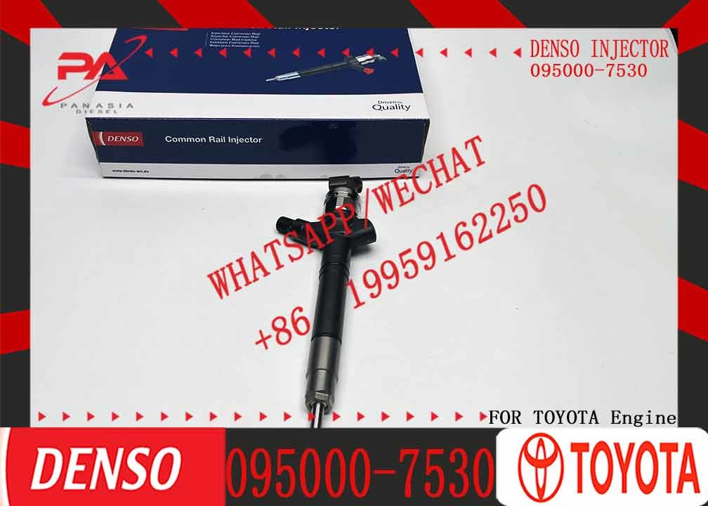 095000-7530 Genuine Diesel Common Rail Injector 0950007530 095000 7530 for toyota landcruiser 200 V8 1VD-FTV 4.5L