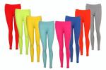 88% polyester 12% spandex Elastic Waist ladies sports trousers 8 Colors