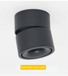 30W 100lm/ W Black LED Track Lighting Systems 5000K Ceiling Track Spotlights