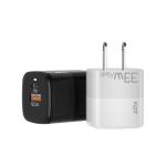 Fireproof PC 33W GaN Charger Dual Ports Fast Charger For Mobile Phone