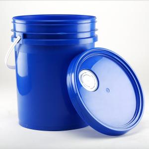 China 5 Gallon 20 Liter Plastic Bucket With Oil Nozzle For Chemical Liquid 100% PP Material factory