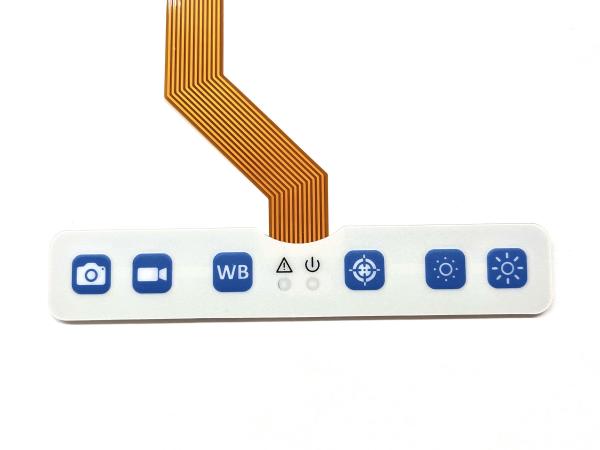 China Full Printing FPC Flexible Membrane Switch With Milky LED Window Display factory