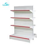 Light Duty Supermarket Display Racks , Store Display Metal Iron Shelf Gondola