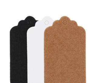 China Cloth Toys Custom Card Printing White Cardboard Personalised Gift Tags factory