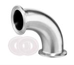 2" Tri Clamp Sanitary Pipe Fitting 90 Degree Elbow Stainless Steel 2" Tube OD