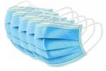 Waterproof Foldable Face Mask , Anti Allergic 3 Ply Non Woven Face Mask