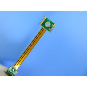 Flex-Rigid 3-Layer PCBs of Prototype PCB Built On Polyimide + FR4 fabricated per