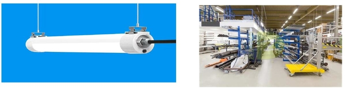 600mm 25 Watt IP65 LED Triproof Light With Suspending / Surface Mounted 0