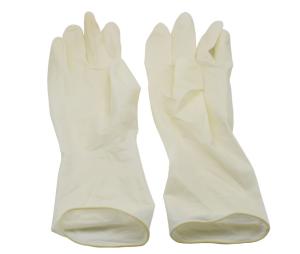 China Medical Sterile Latex Surgical Gloves Powder Free With EO Sterilization factory