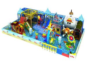 China Big Kids Indoor Playground Equipment With Trampoline Jumping factory