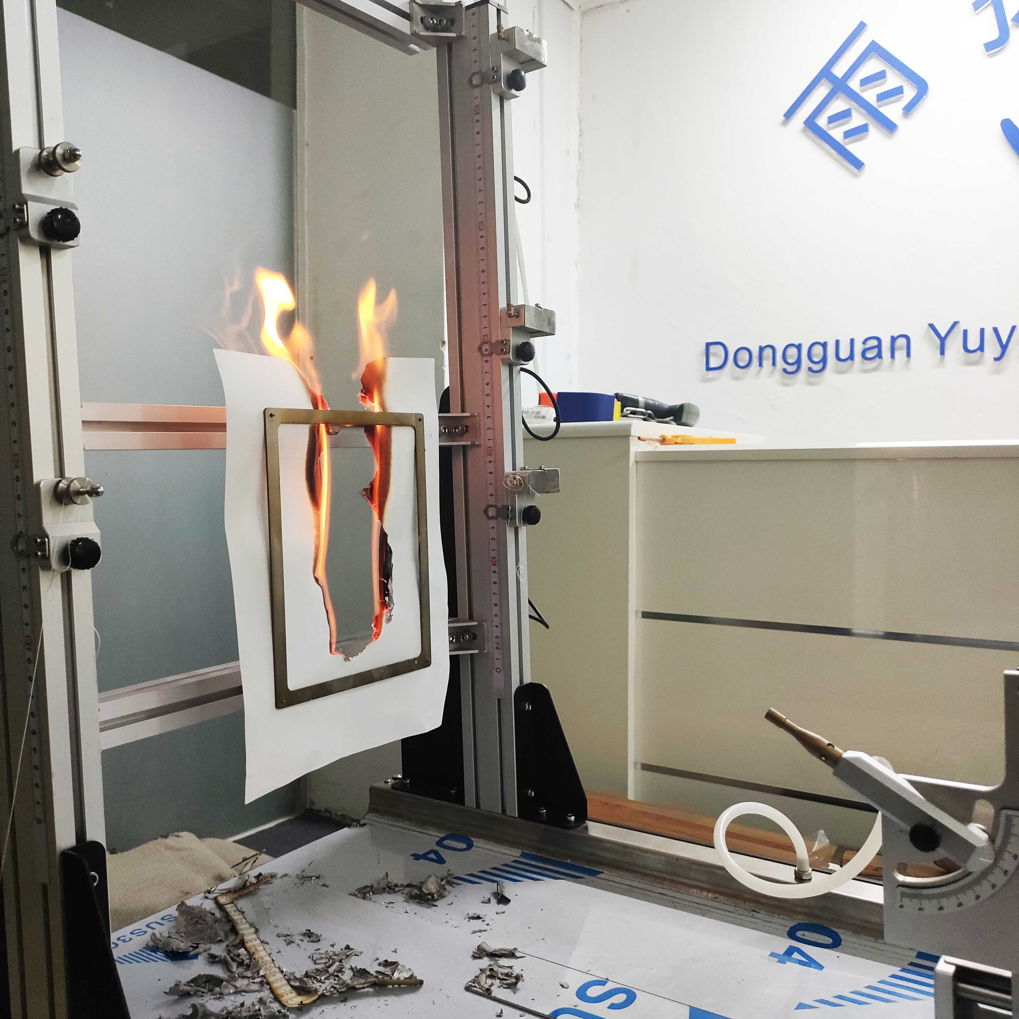 High-Performance Fabric Flame Retardant Tester For Textile And Toy Materials With Wide Range Of Vertical Oriented Fabrics