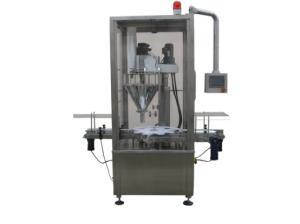 China Pharmaceutical Powder Filling Equipment , Sugar Filling Machine For Bottle factory