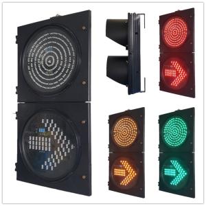 China 300MM 2-Aspect RYG Ball And Right-Arrow Road Traffic Light Detachable factory