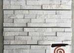 Natural Snow White Marble Stone Veneer Ledge Stone 60x15 40x15 Z Shape