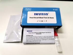 China High Accuracy Rapid 4.0mm Fecal Occult Blood Test Kit Home Testing factory