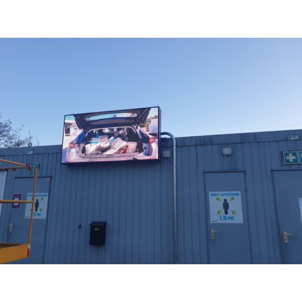 P5 Front Service LED Screen With POE Wifi / 4G Control System