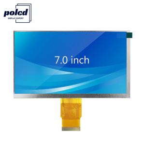 China Polcd 300 Nit RoHS 7 Inch Tft Display 153.84mm Display Lcd Tft 6 O'Clock factory