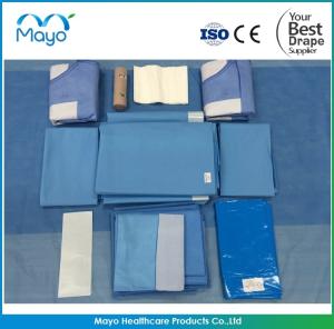 China Sterilized Surgical Hip Drape Pack SMMS With Disposable Drapes And Gowns factory