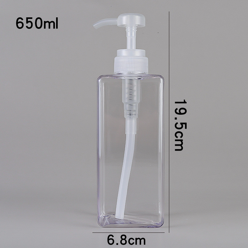Green Plastic Shampoo Pump Bottles Refillable 8.4oz 15oz 21.5oz 450ml 650ml 500ml Petg Bottle