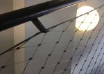 Knotted Type SS316 With Black Oxide Finished Wire Rope Mesh Fencing