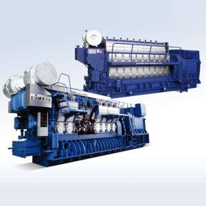 China Hyundai Heavy Fuel Oil Generator 0.42MW - 21MW Water Cooled Genset factory
