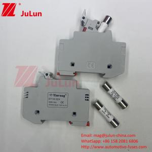 China 30kA DC Rated Solar Fuse For Photovoltaic BusS 1000V Fuse Base Suit 10 * 38 Fuse Core Inner Core factory