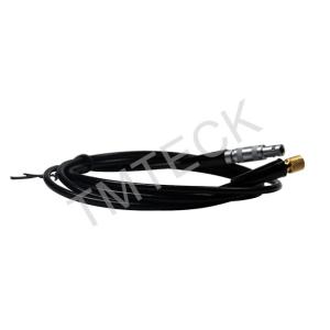 China Ultrasonic Flaw Detector Single Ultrasonic Cable Black Color CE Certificate factory