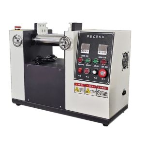 China Factory Price Open Mill Rubber Mix Machine with 50 ~ 60HRC Roller Hardness and 750*380*600mm Specification for 300sets/Month Production factory
