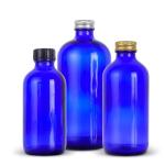 Round Glass Drink Bottles 750ml 1000ml Empty Clear Boston Glass Bottles