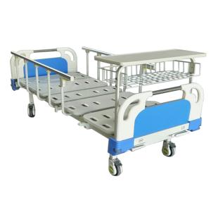 China ABS Footboard 500MM Manual Crank Hospital Bed factory